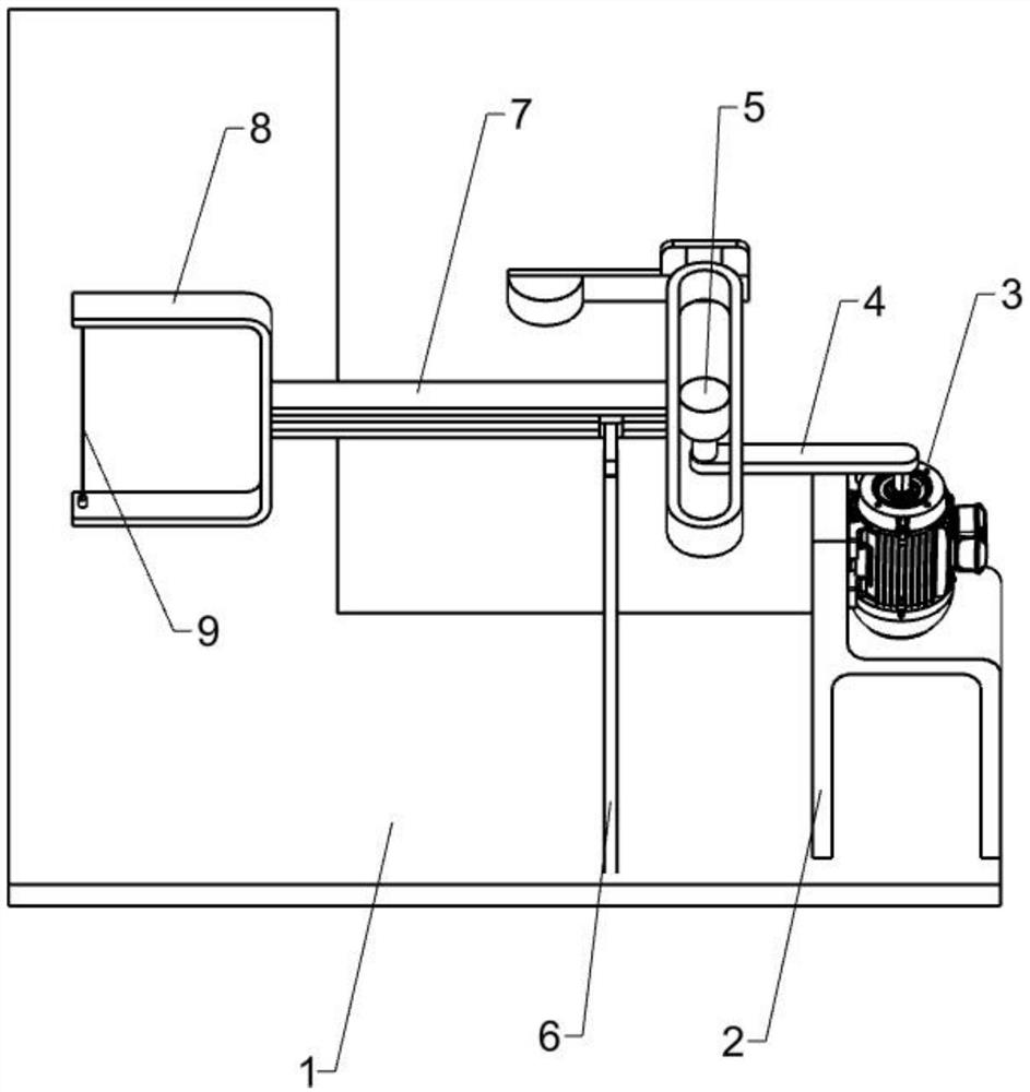 A rubber pad line cutting machine
