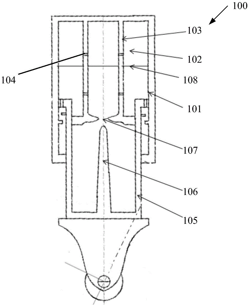 Buffering device of undercarriage buffering support