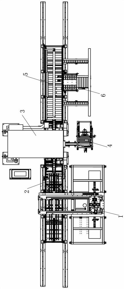 A sheet automatic blanking and punching production line