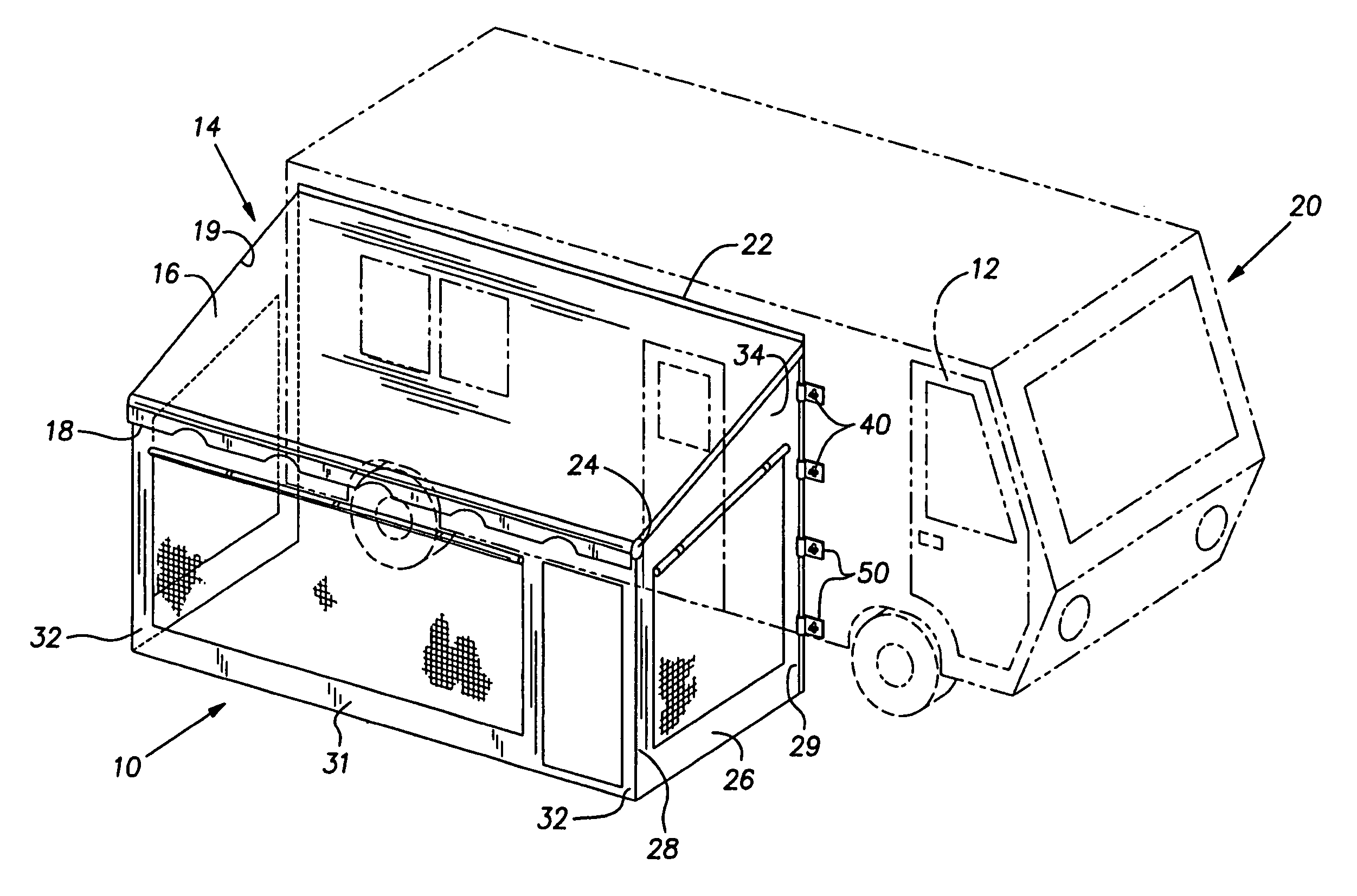 Screen room enclosure and method of attachment