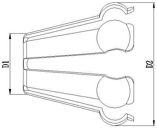 Coaxial cable copper pipe connecting device