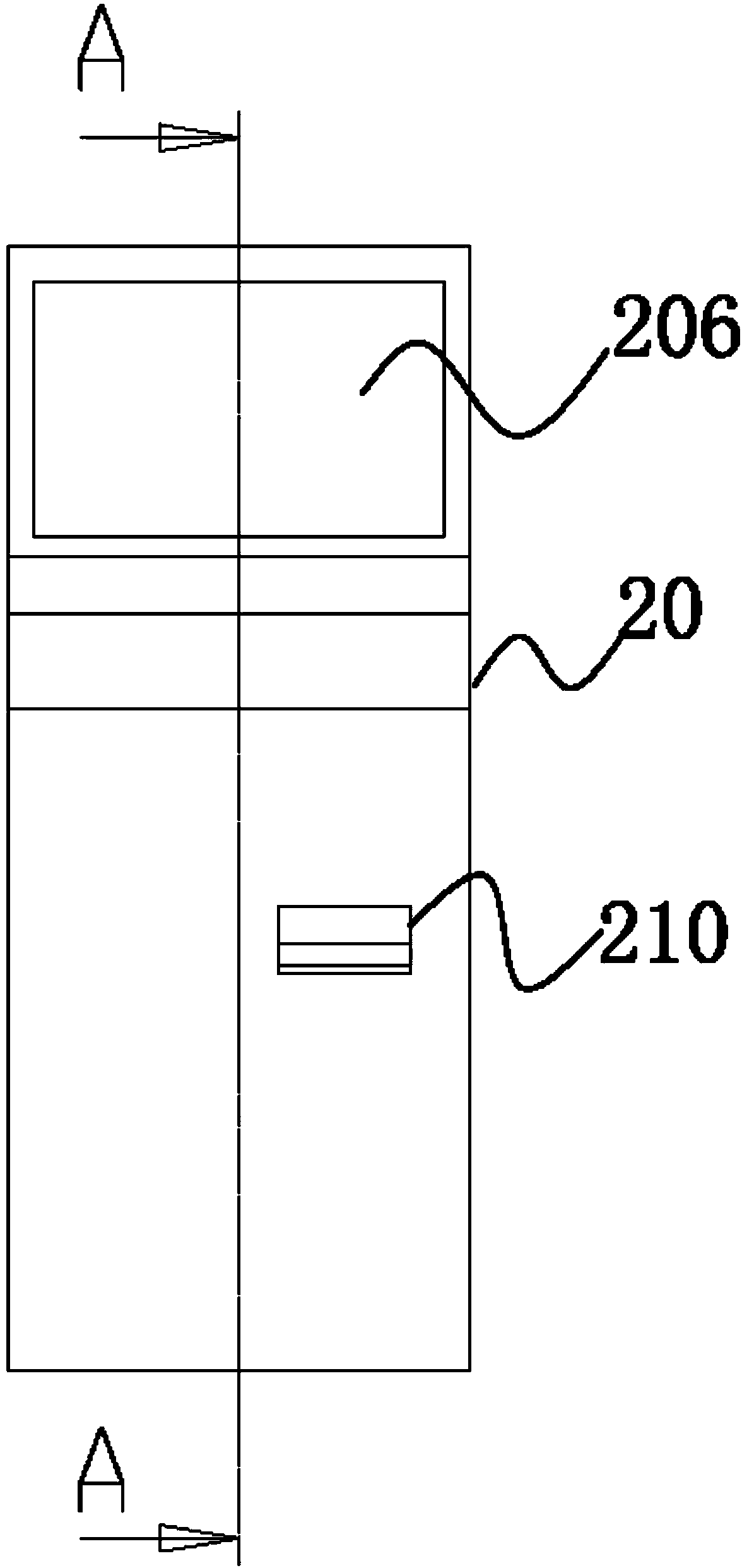 Bank account security device self-service issuing device and method
