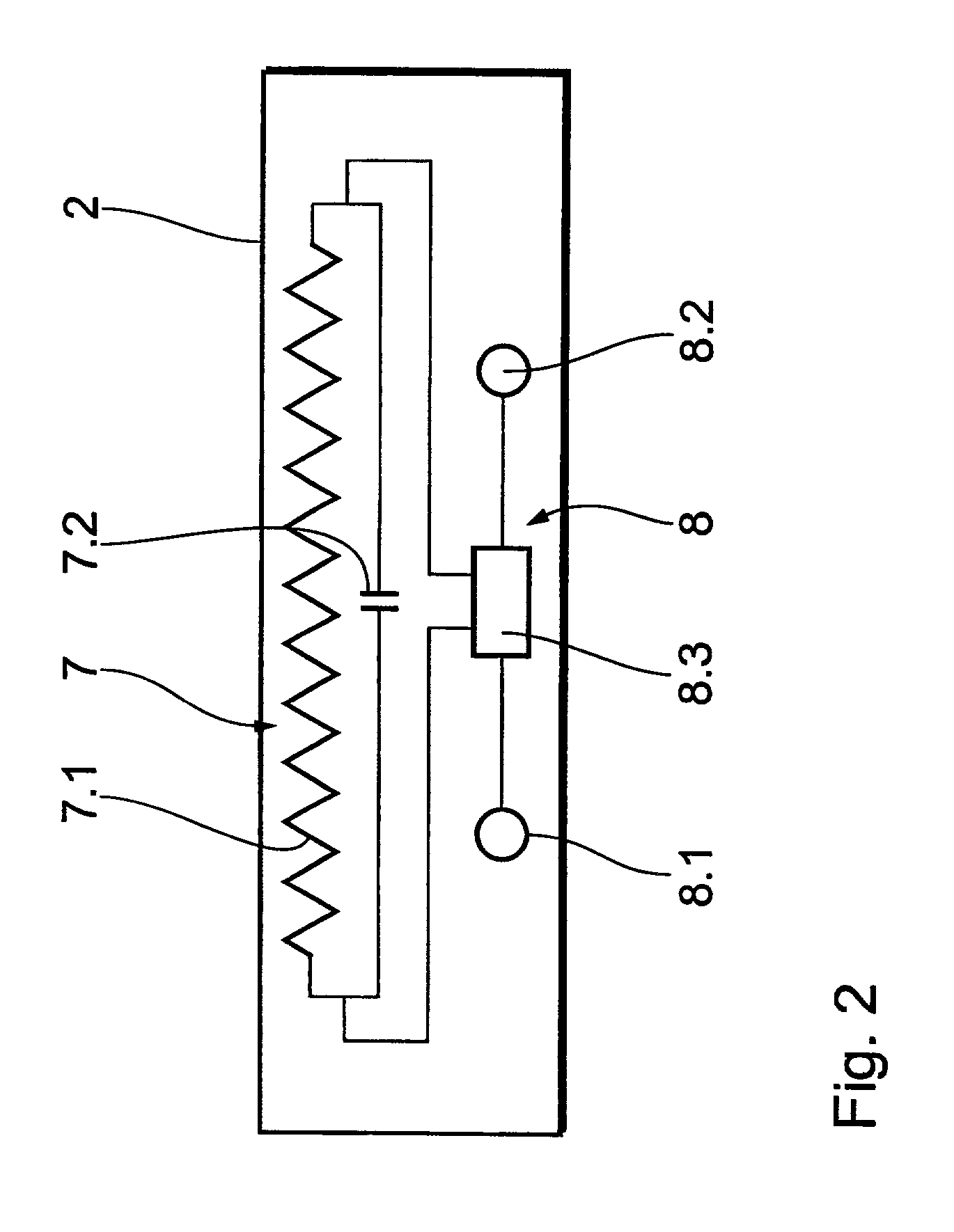 Device for influencing cell-growth mechanisms in vessels of a human or animal body
