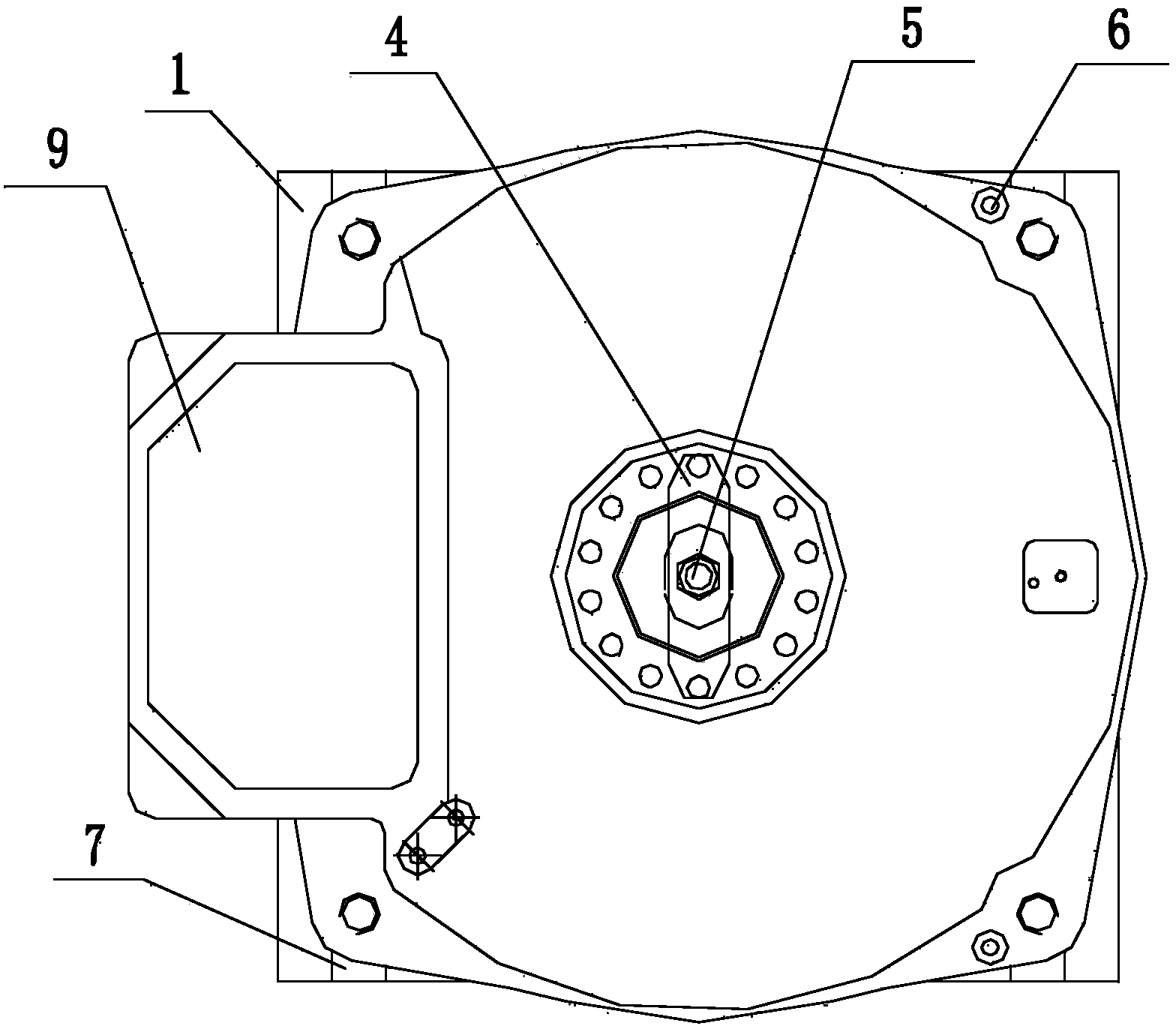 Robot foot processing fixture