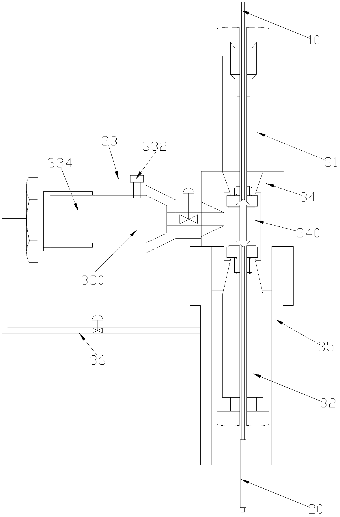 Direct-reading and testing integrated machine for downhole parameters of vertical well and horizontal well of oil field