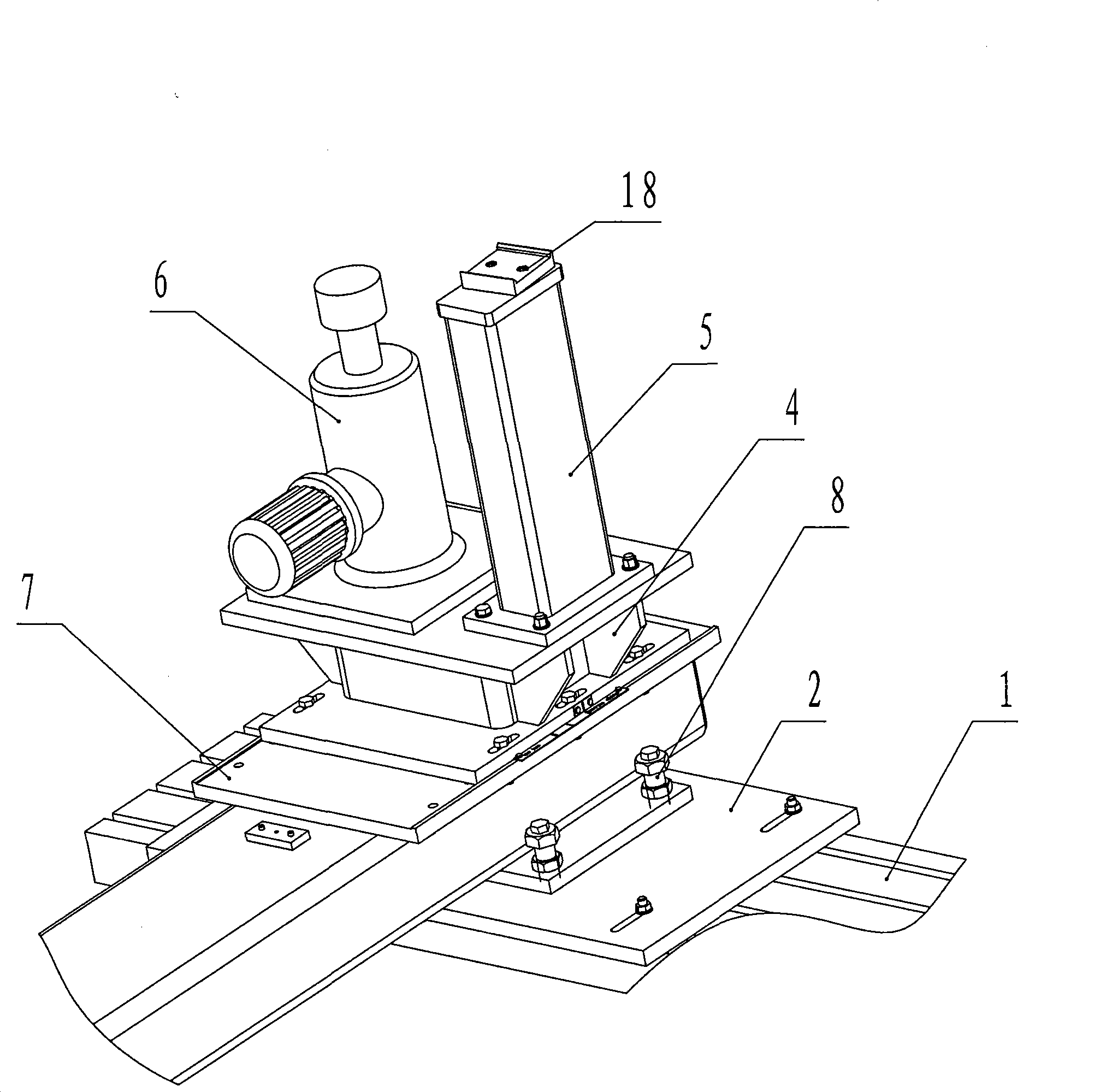 Four-angle weighing apparatus for vehicle