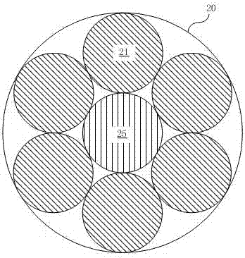 A kind of optical hybrid cable