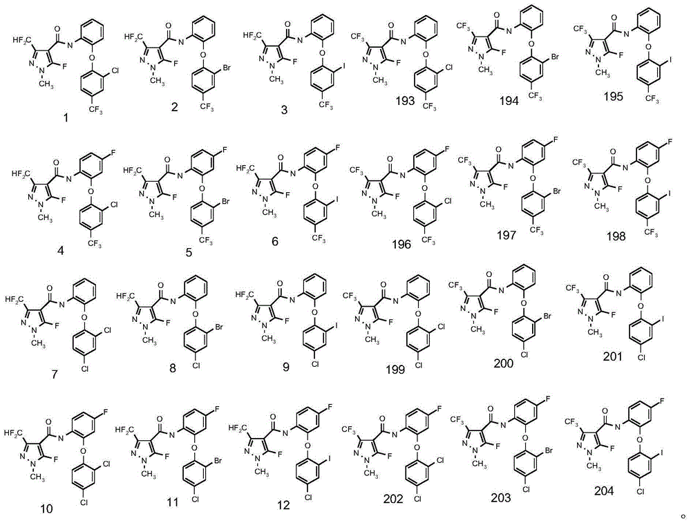 Diphenyl ether structure-containing pyrazolecarboxamide compound and its preparation method and use
