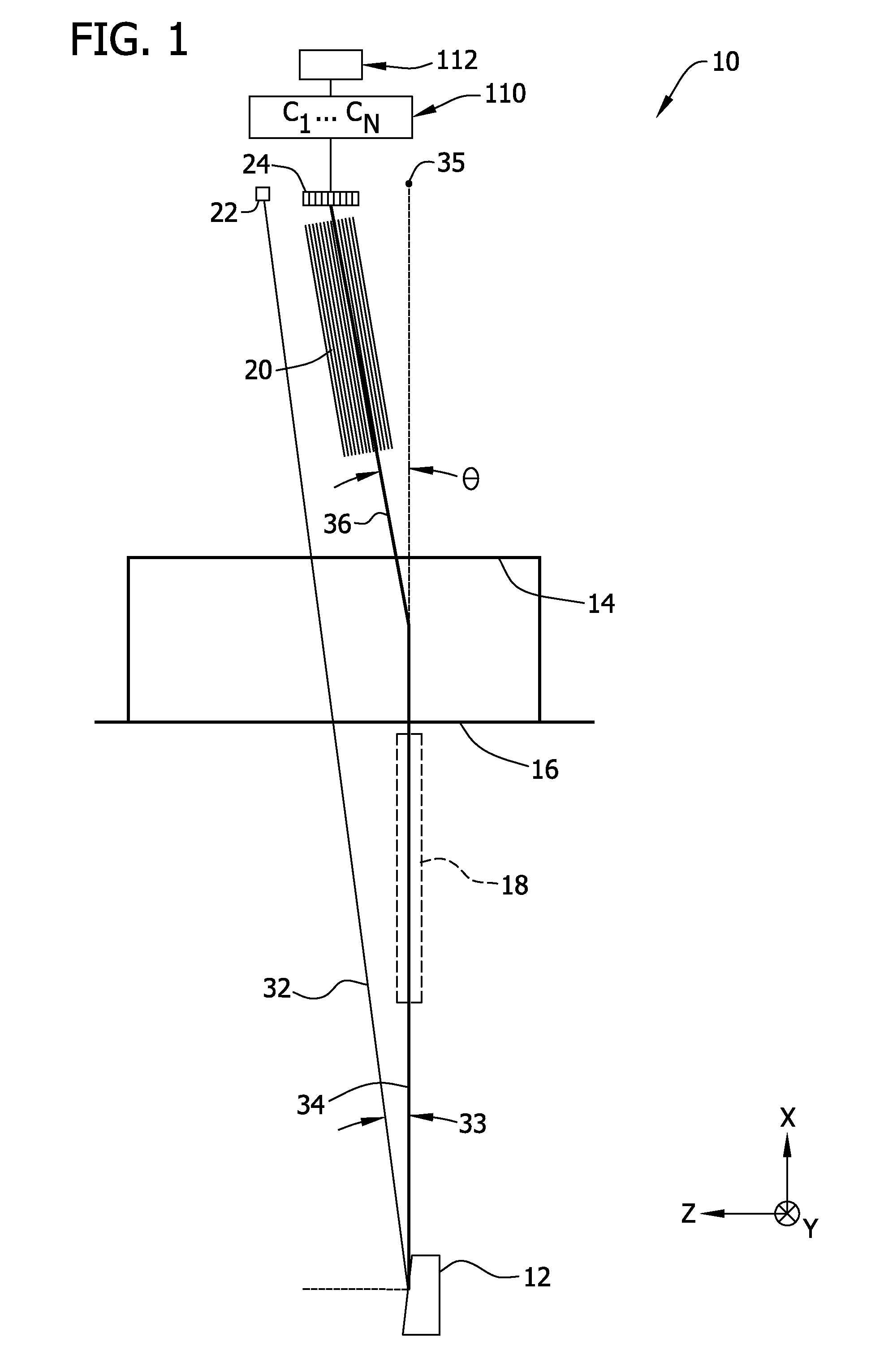 System and method for X-ray diffraction imaging