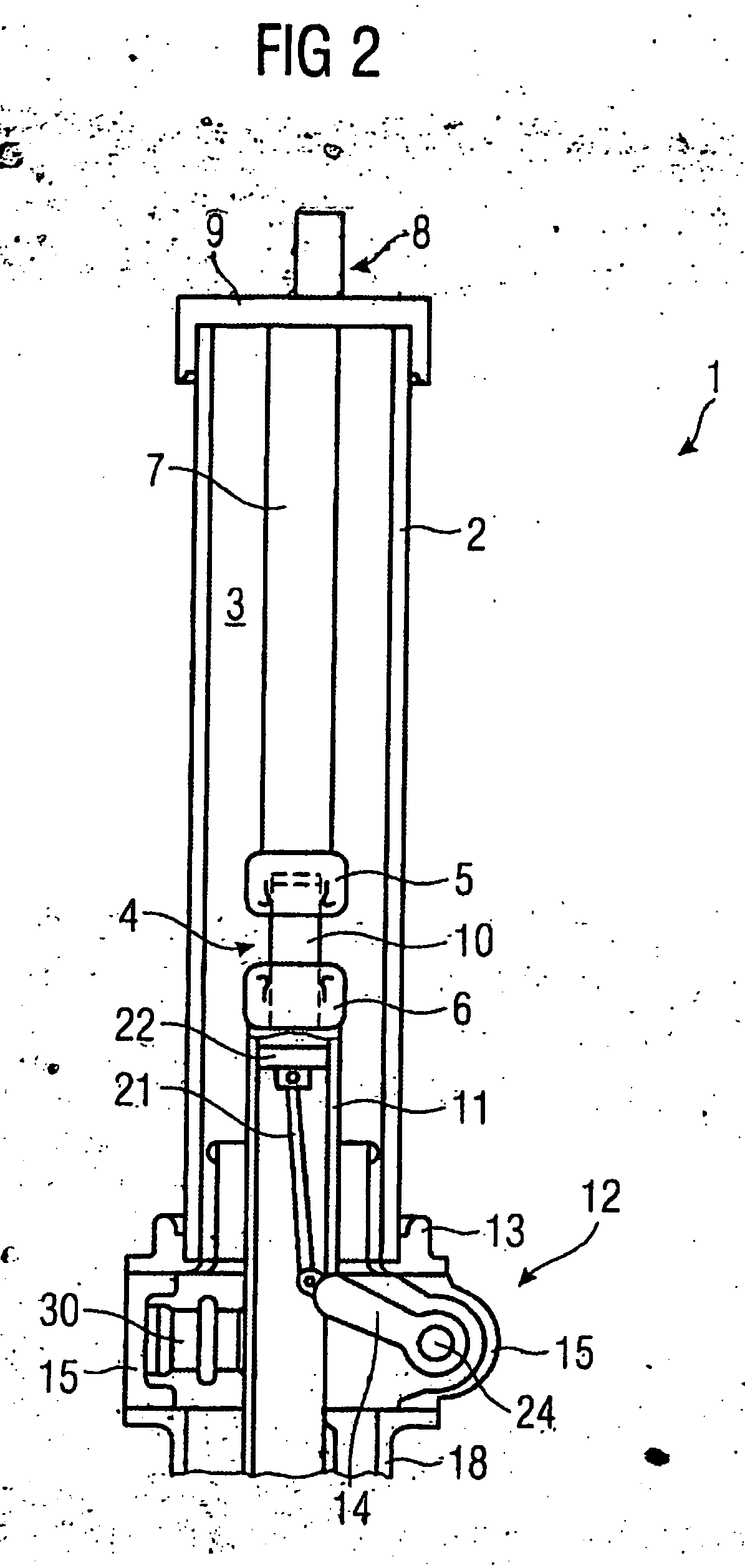 Outdoor bushing comprising an integrated disconnecting switch