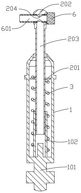 An engine hydraulic tappet tensioner