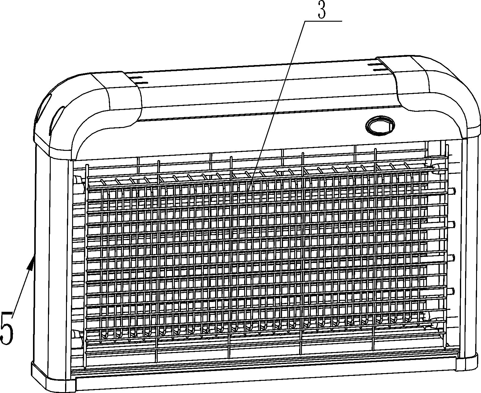 High-voltage disinfectation lamp adopting CCFL (Cold Cathode Fluorescent Lamp) light source