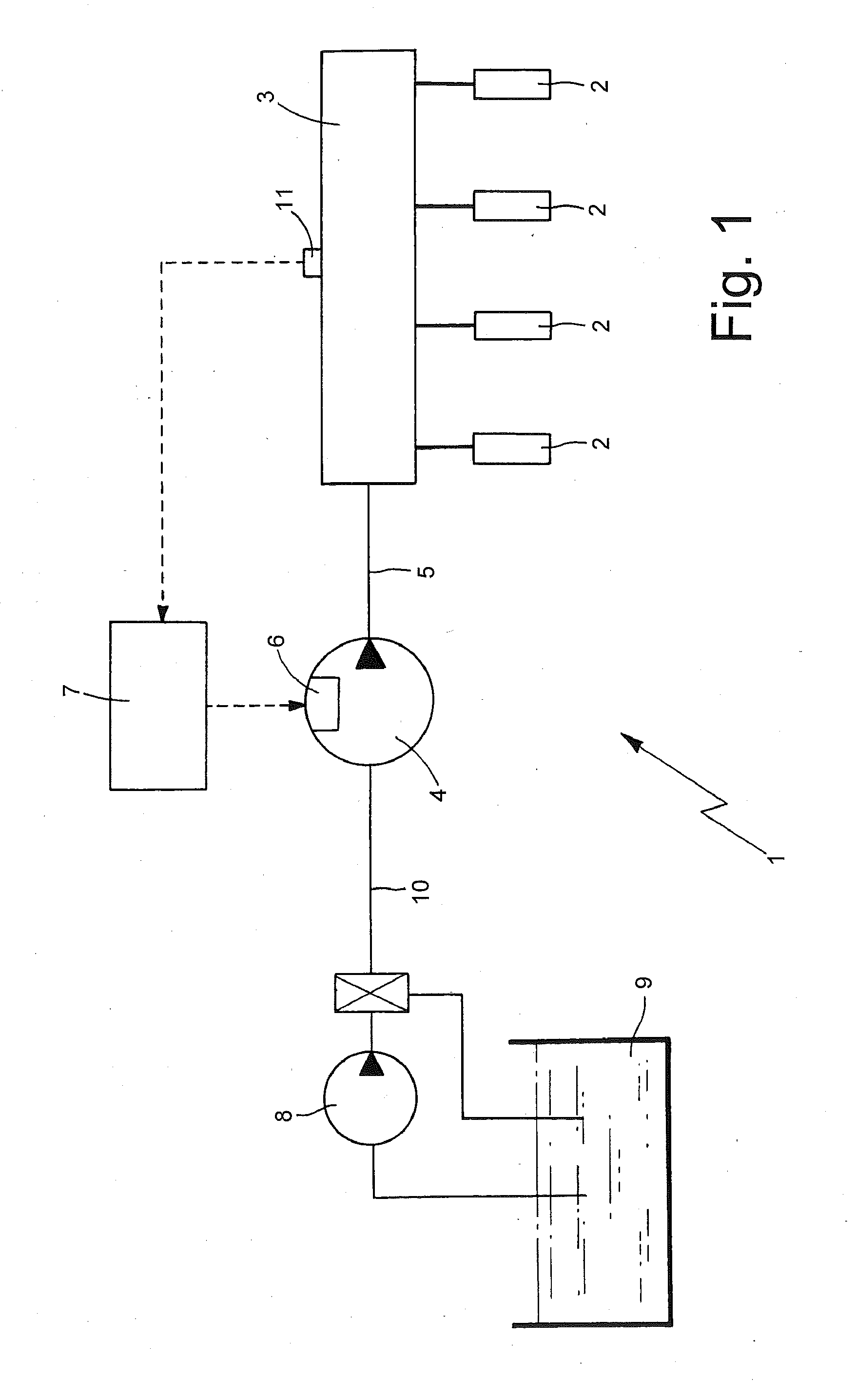 Fuel pump with an improved damping device for a direct injection system