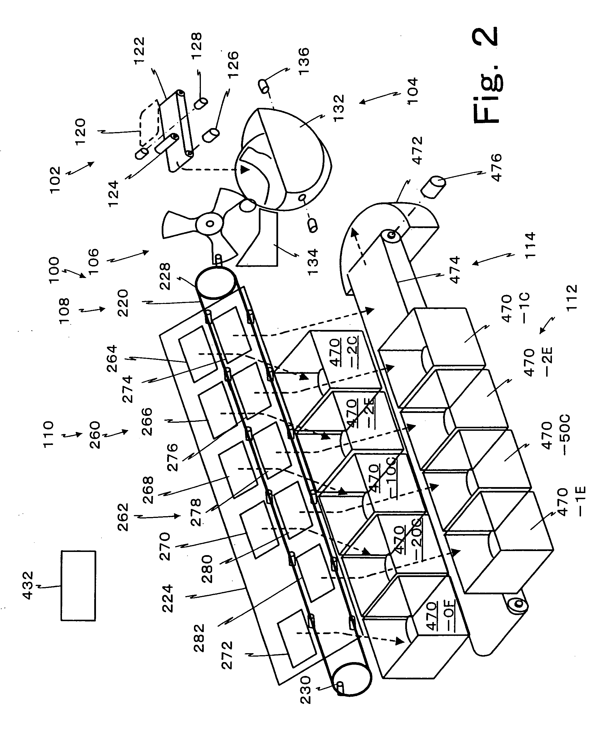 Compact distribution device for separating a plurality of coin denominations