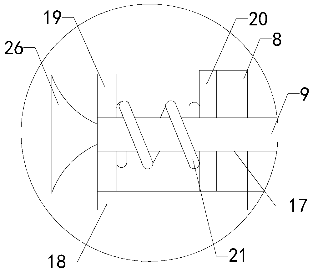 Drilling device for municipal public engineering construction