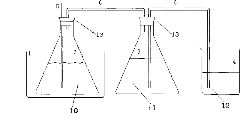 Method for producing marsh gas by using entermorpha prolifera as raw material