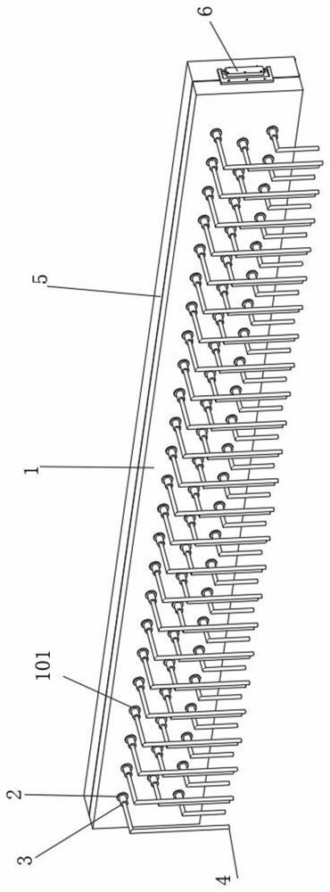 An improved rectangular electrical connector and its production process