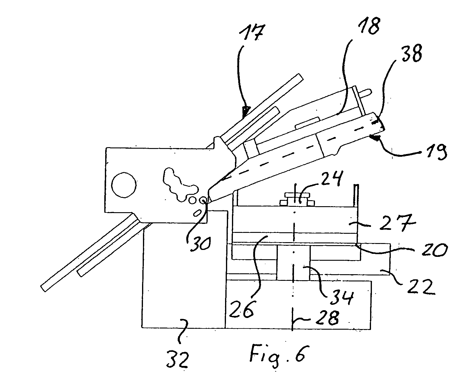 Folding machine with a rotary stand