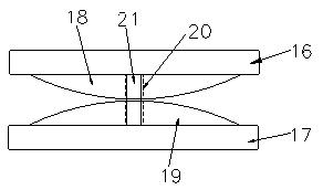 X-ray shooting support device capable of creeping