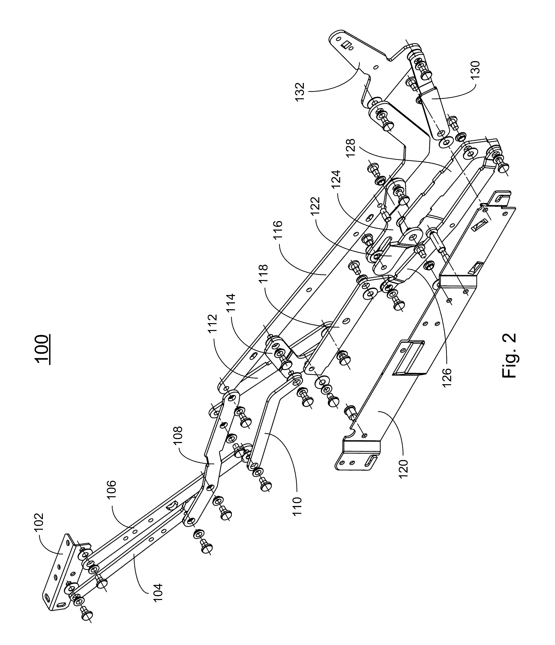 Lift chair and a chair frame with a position holding mechanism for use therewith