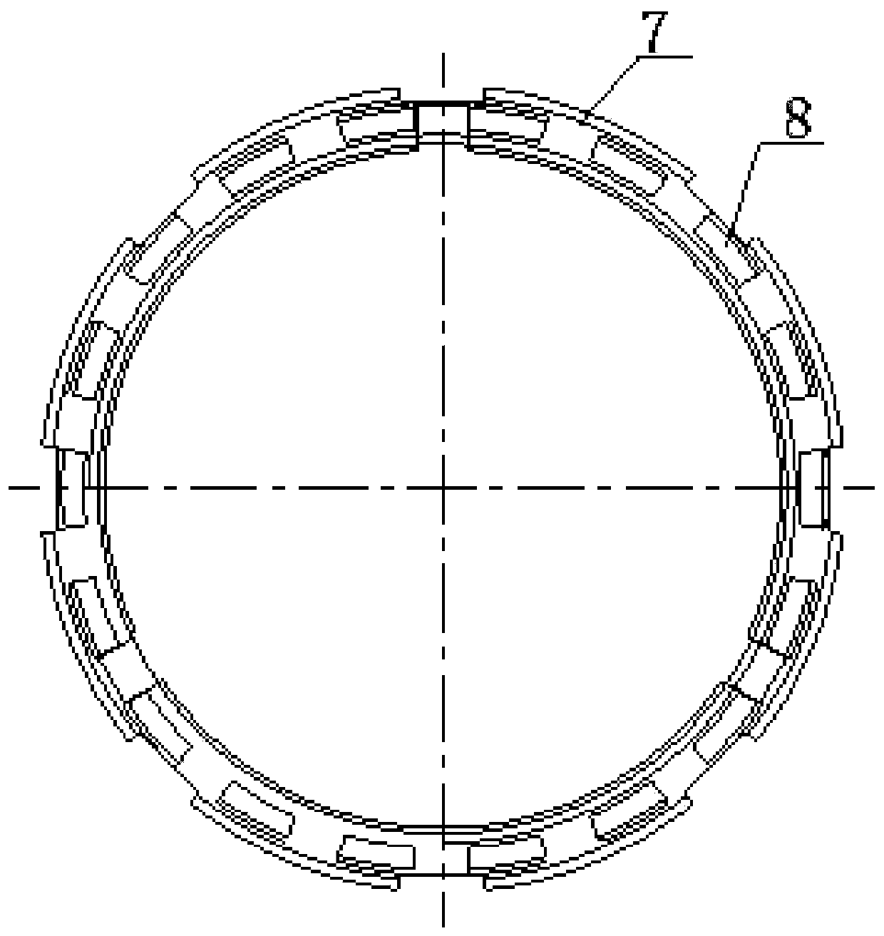 Engine rotor test lead structure