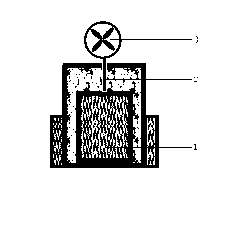 Simple air-blowing knapsack