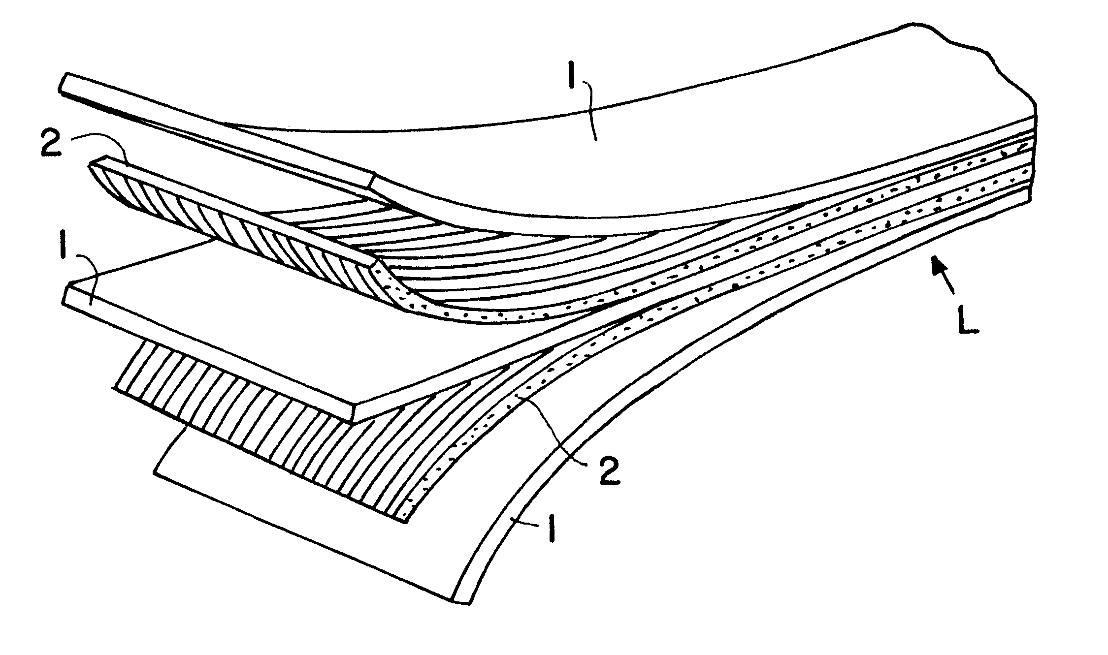 Method of manufacturing a profile member of a hybrid composite material