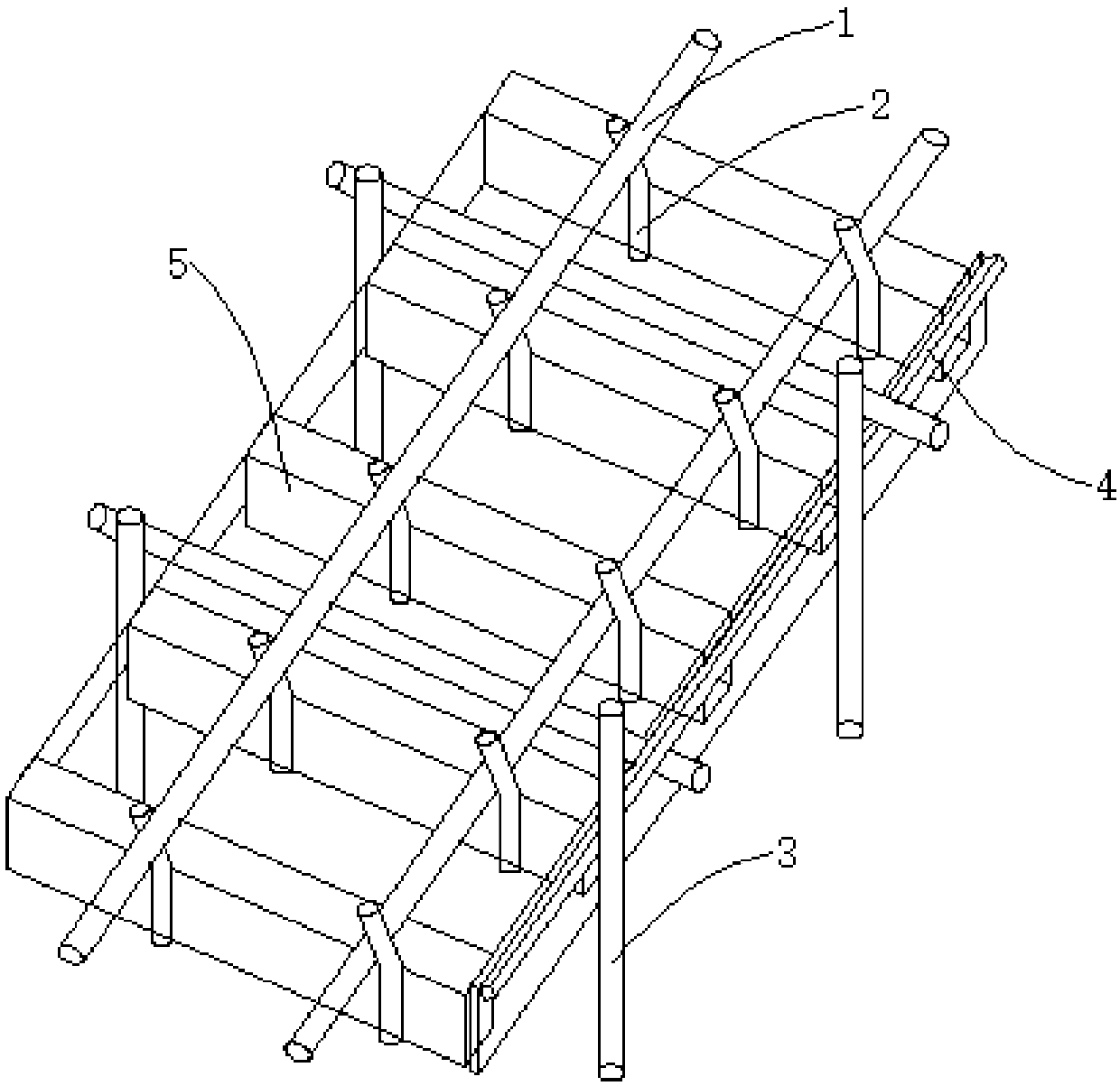 Mold for stair step making