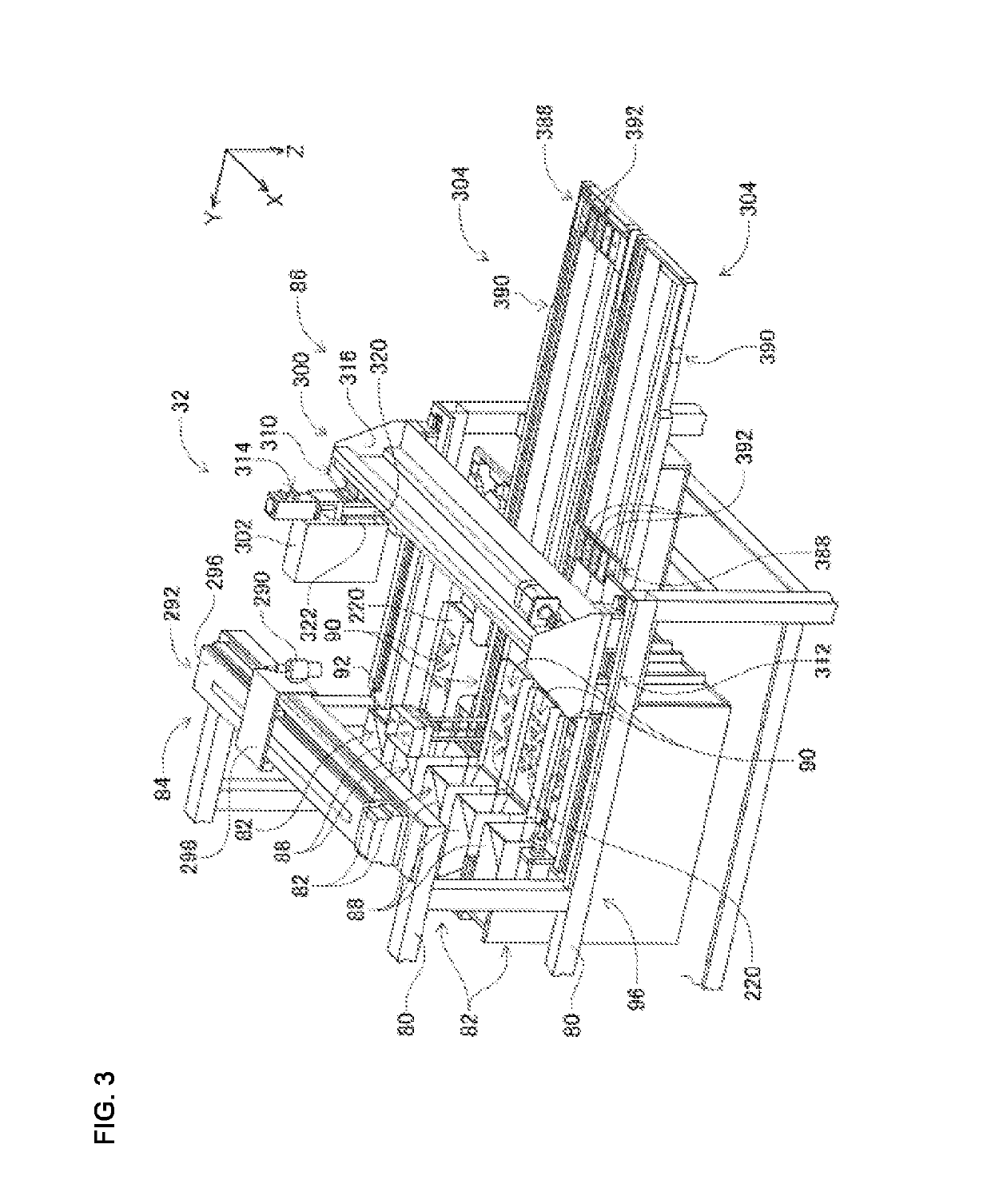 Mounting work machine