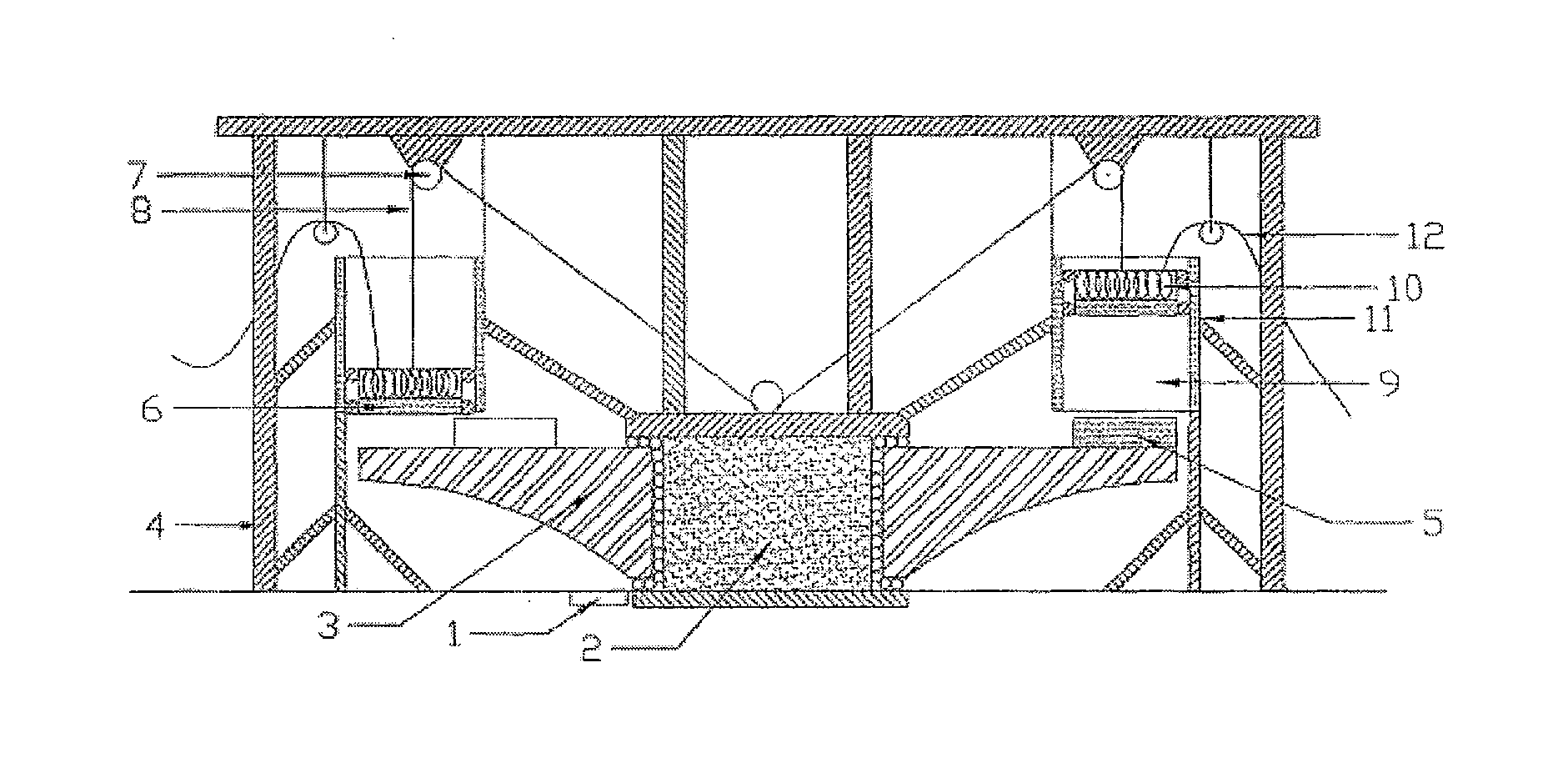 Lifting device, power generation device and sea reverse osmosis device