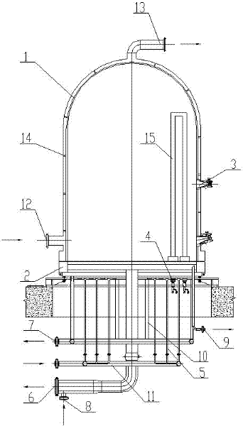 Polycrystalline silicon reduction furnace with 48 pairs of rods