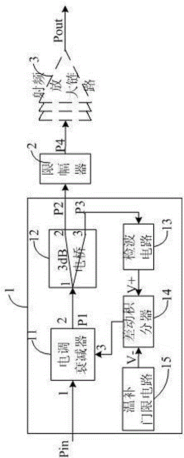 Power control circuit and power control method of solid-state power amplifier