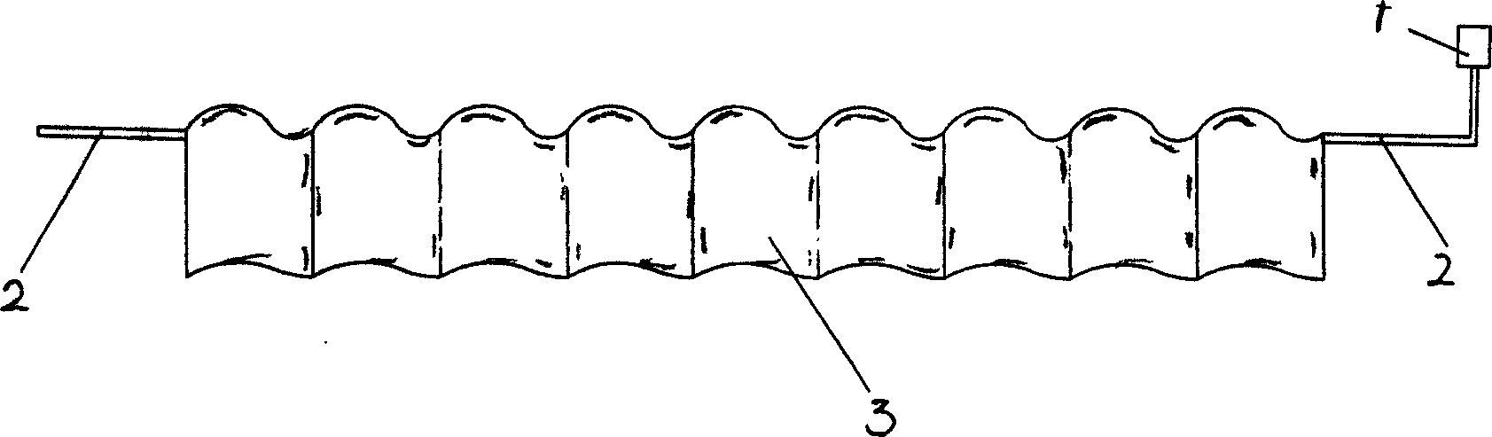 Crosslinked air-ducting structure of indoor unit of air conditioner