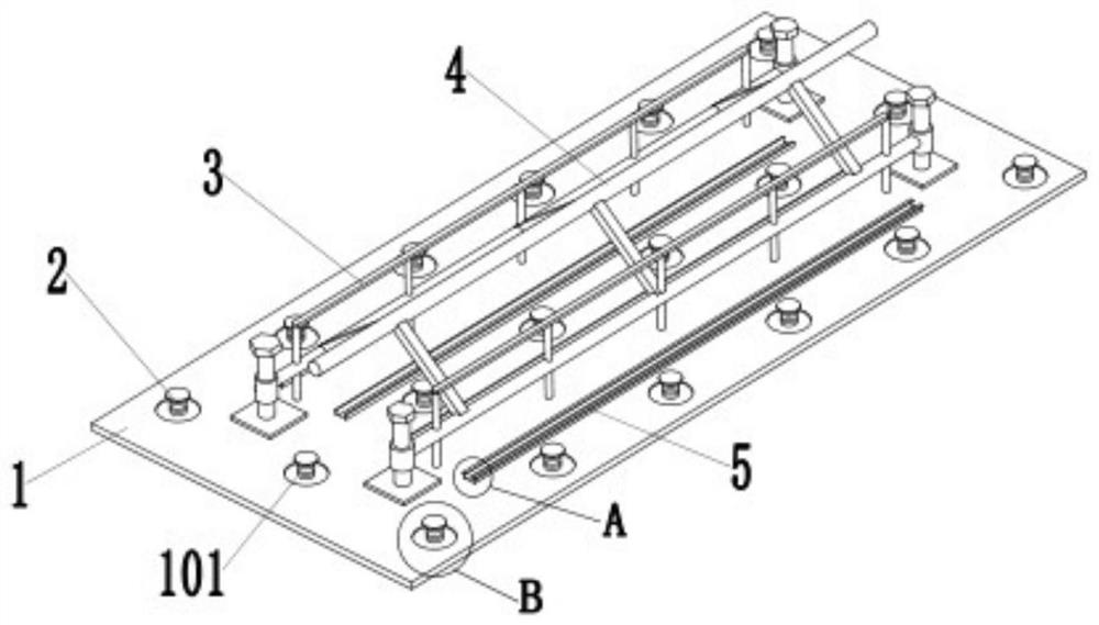 A reinforced truss floor structure