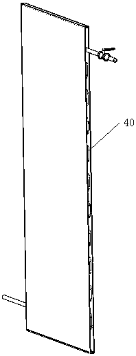 Active coke flue gas purification device and cooling method