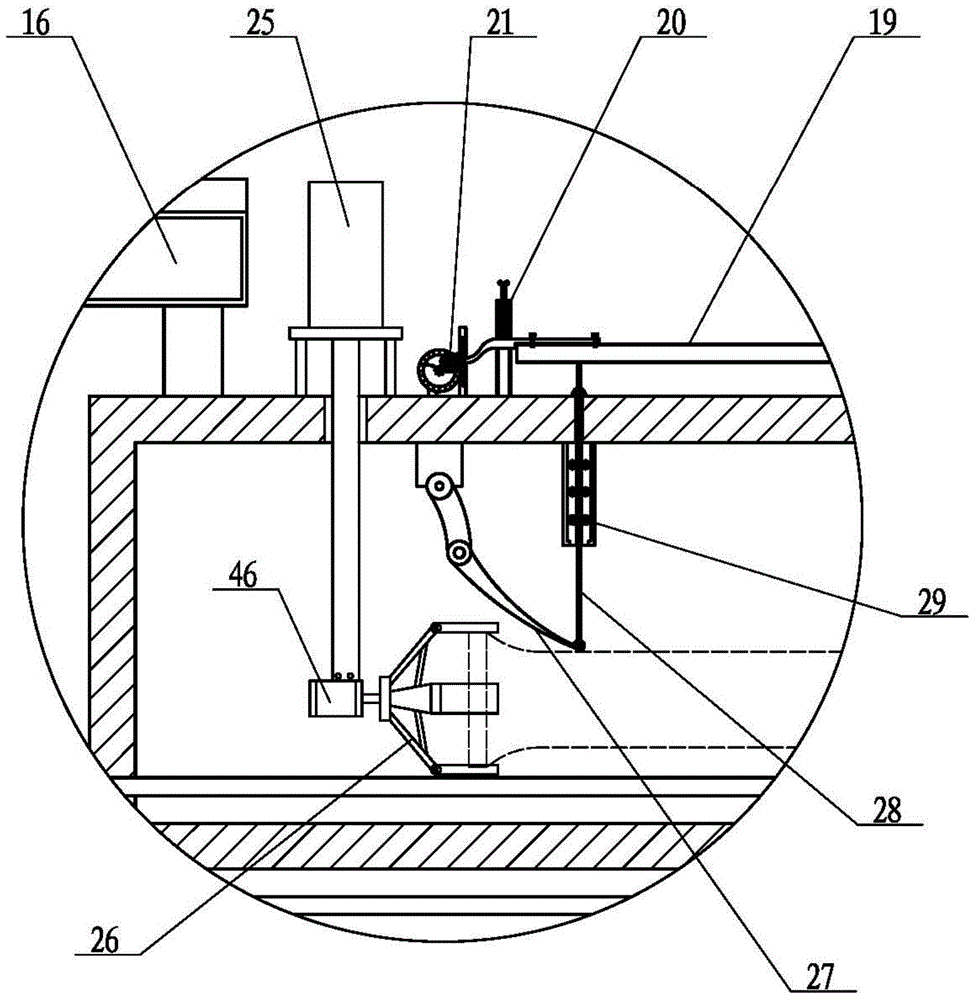 Bending measurement and material selection equipment for bamboo ribs of folding fan