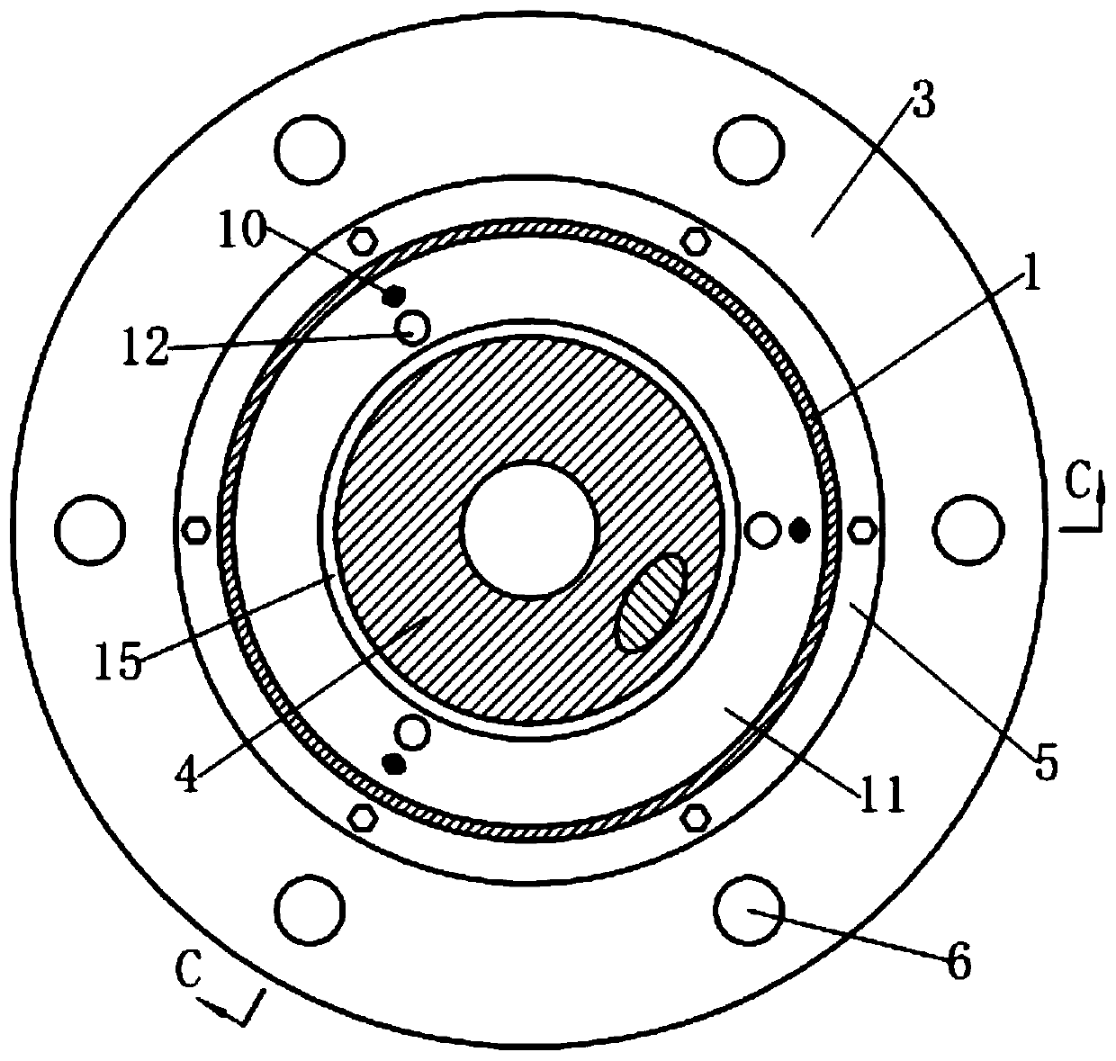 A composite spring-damper with adjustable initial stiffness