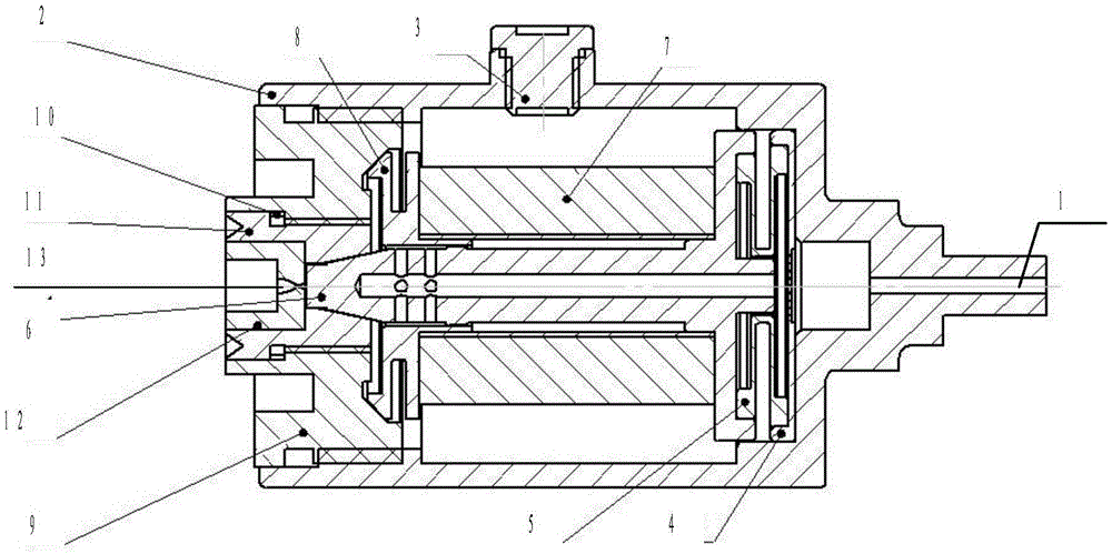 A piezoelectric micro thruster
