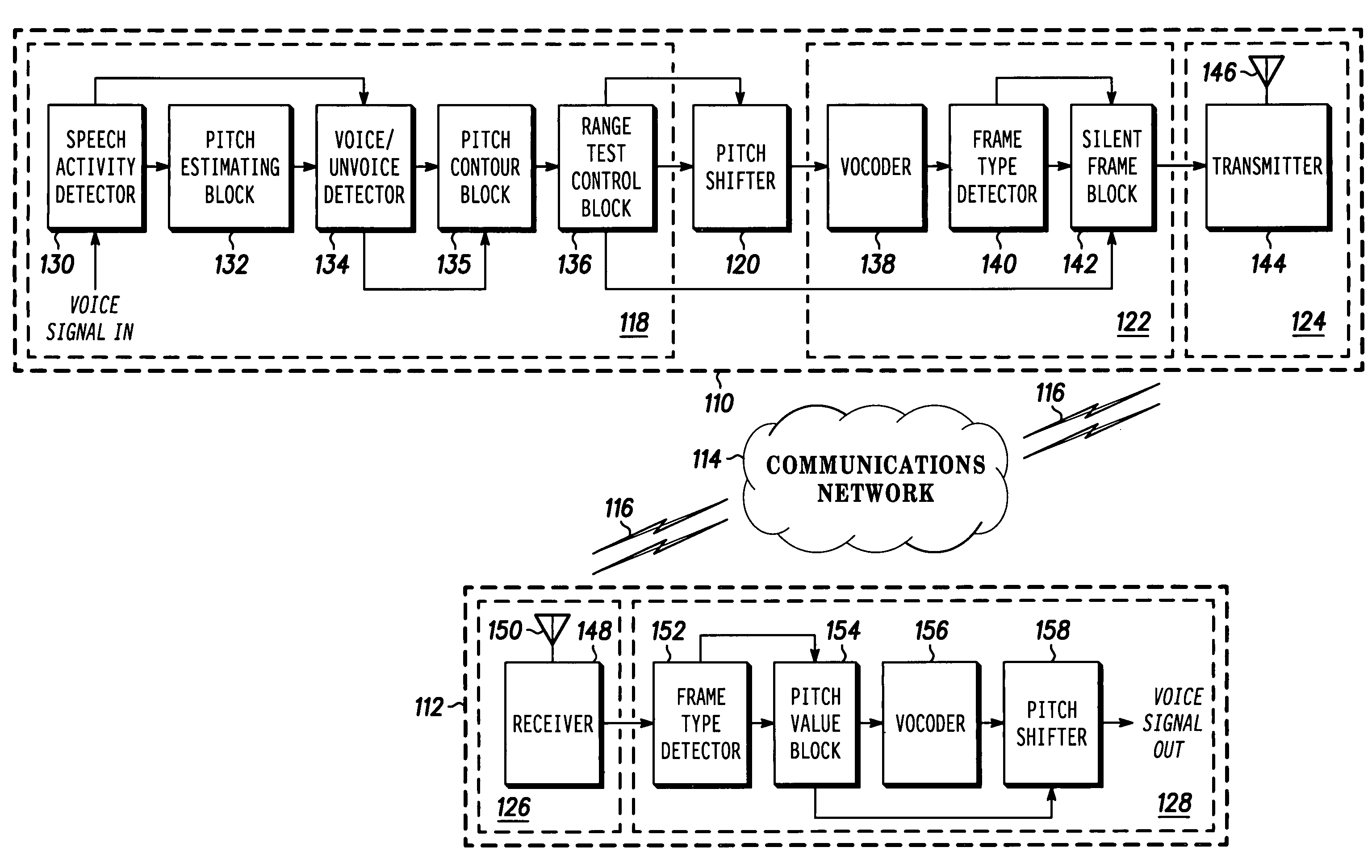 Method and system for improving voice quality of a vocoder
