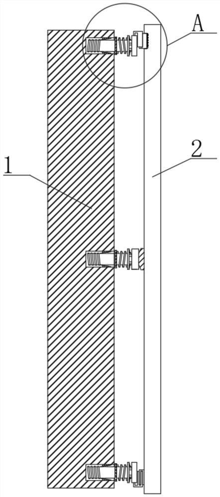 Assembly type mounting assembly of wall panel