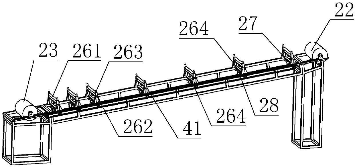 Garbage sorting and conveying device