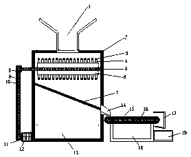 Artemisia argyi branch and leaf separating equipment