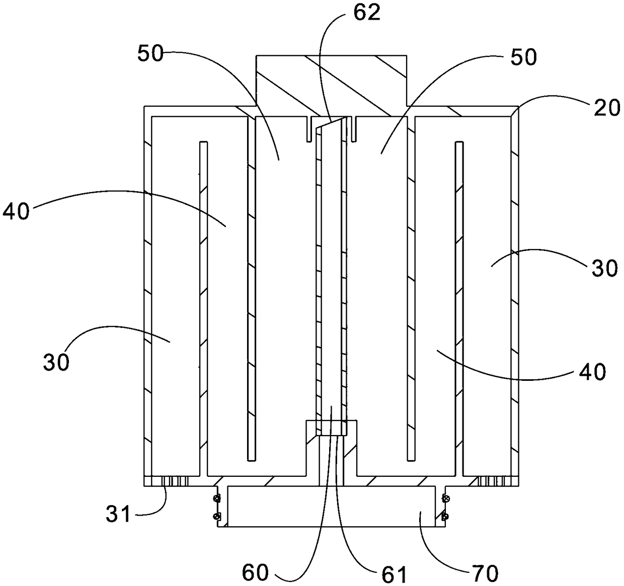 Water channel device, composite filter cartridge device and composite filter cartridge filtering system