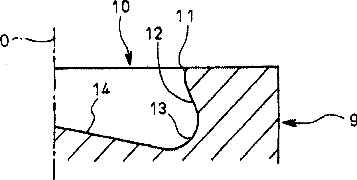 Combustion chamber structure of direct injection type diesel engine
