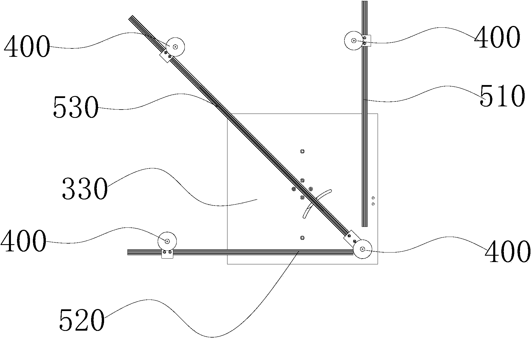 Linear direction carrier for planar object