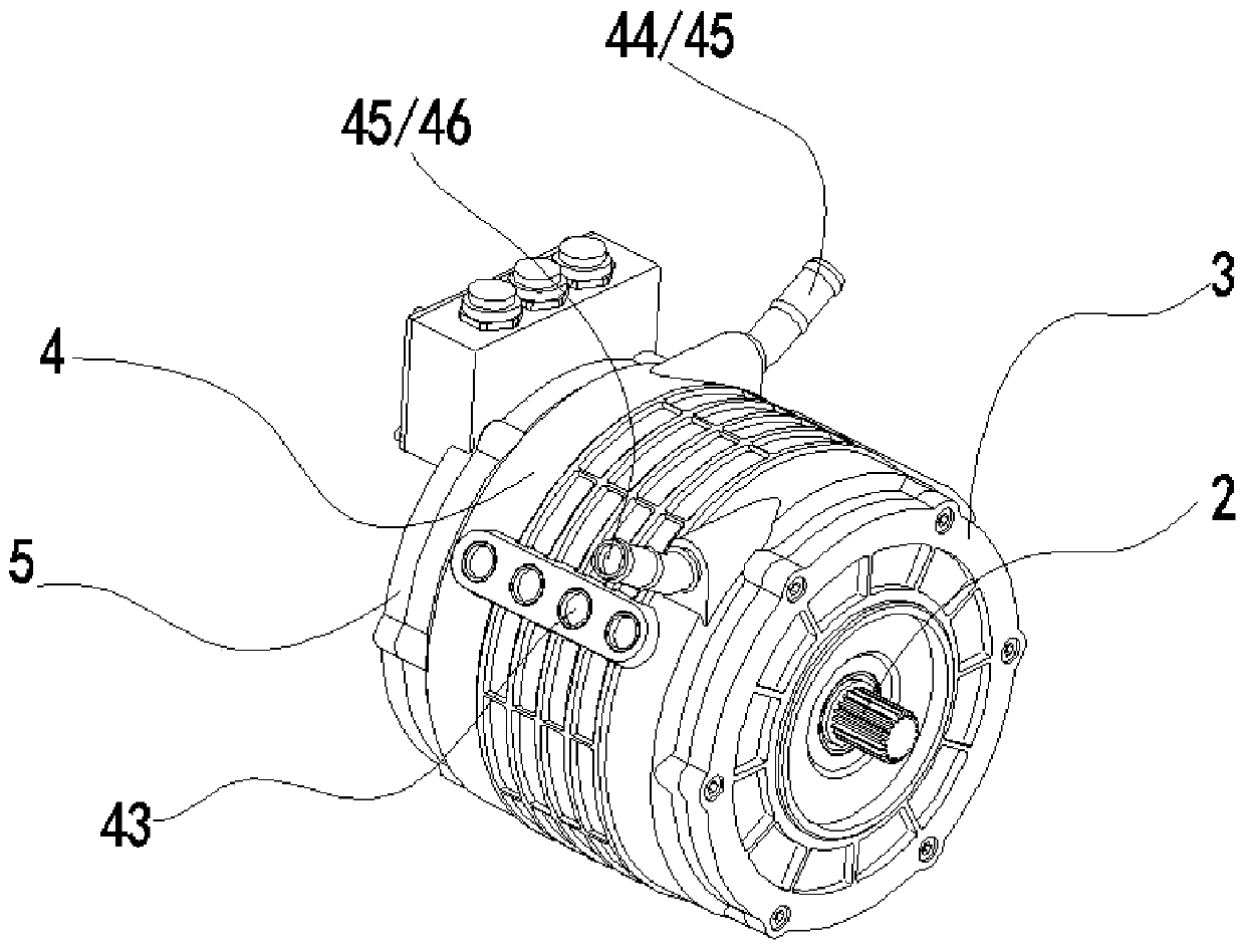 Stator assembly and drive motor