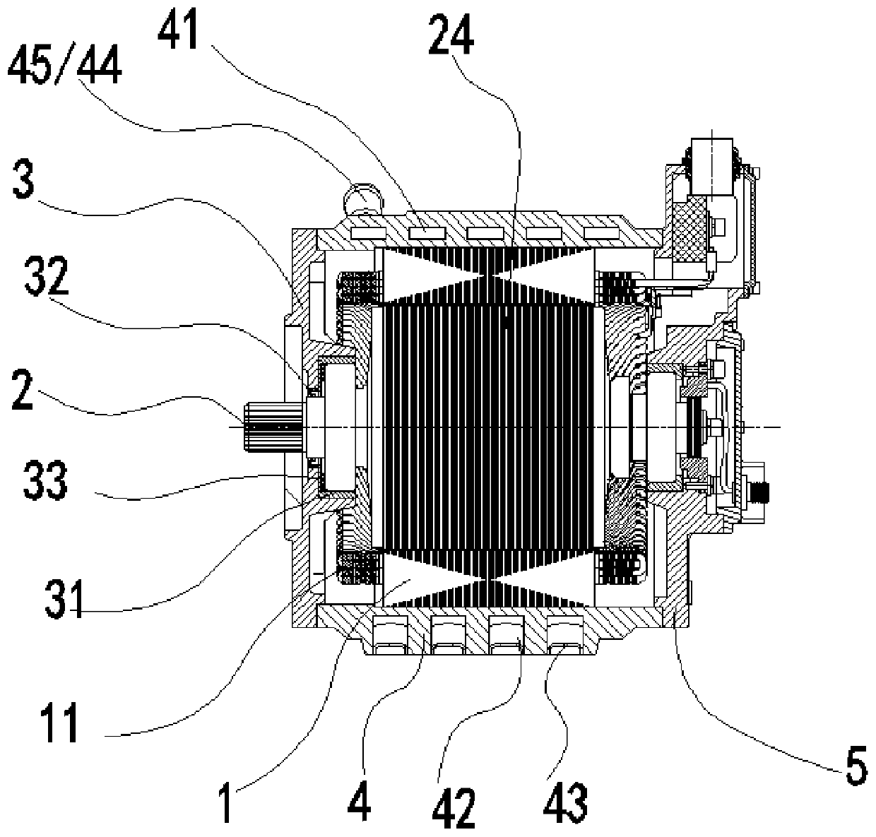 Stator assembly and drive motor