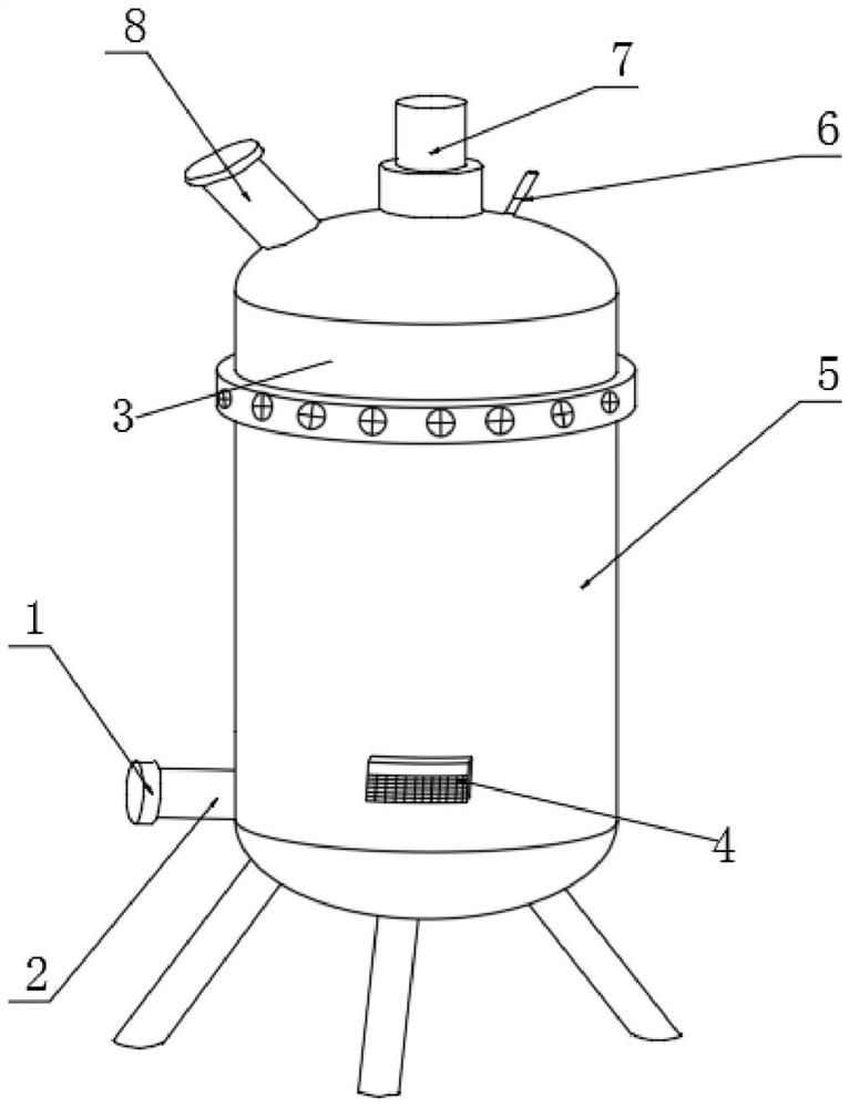 A pressure vessel with overpressure protection