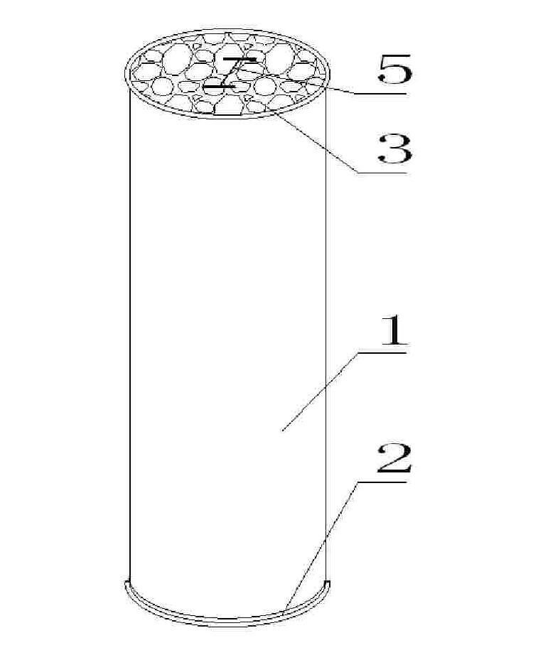 Pre-stress fibre restriction concrete member and construction method thereof