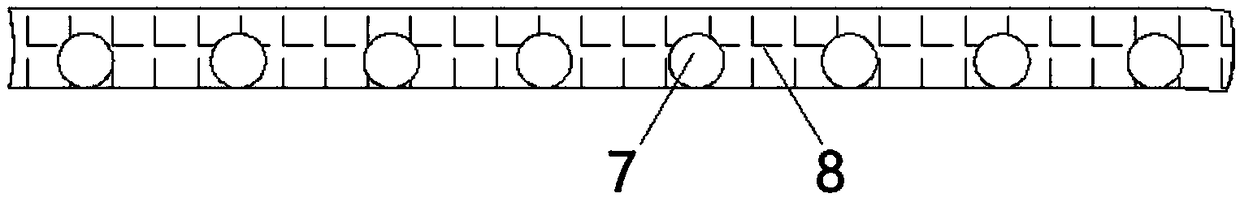 High-cooling enameled copper flat wire with good flexibility